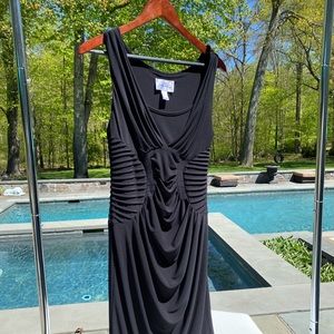 Vintage Black Joseph Ribkoff Midi Dress
